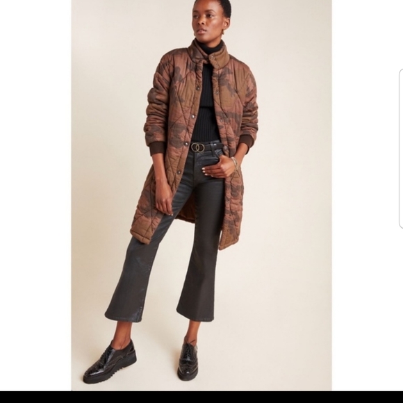 Anthropologie Jackets & Blazers - Anthropologie Marrakech Quilted Camo Jacket